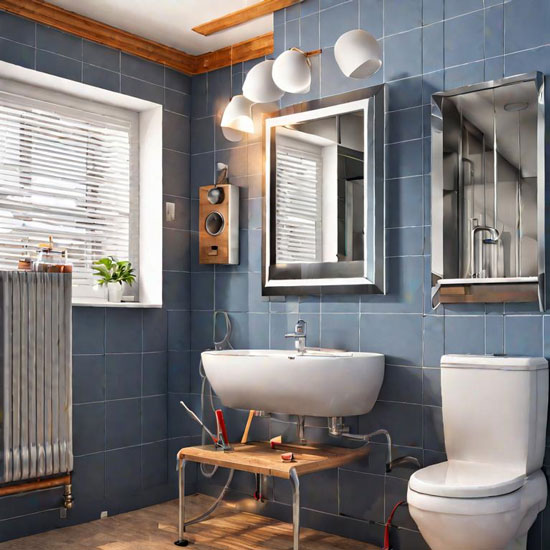 construction services plumbing and electrical installation