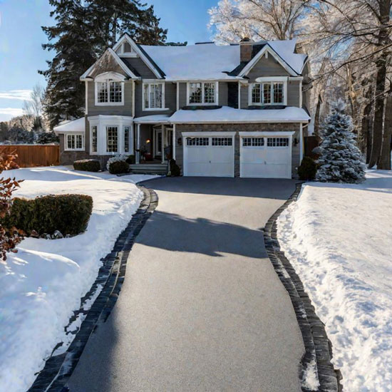 construction services heated driveway