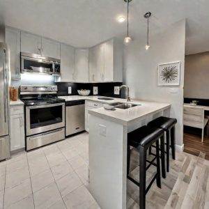 remodeling in kitchen condo