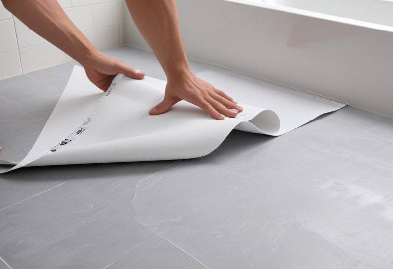 Self-Adhesive Membranes bathroom waterproofing