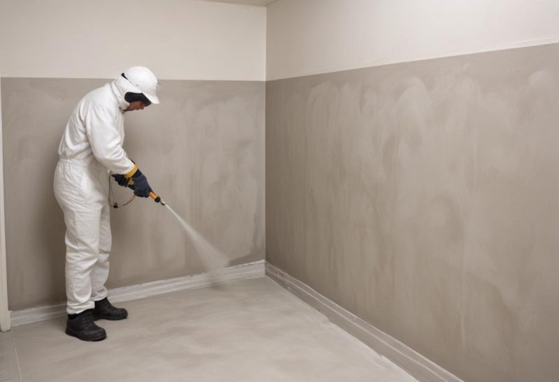 Spray-On Waterproofing