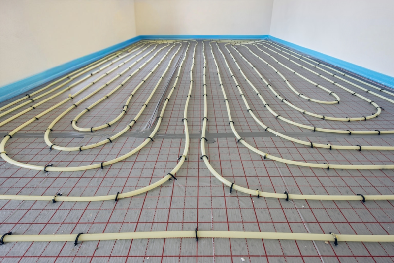 Radiant Floor Heating Systems in Basement