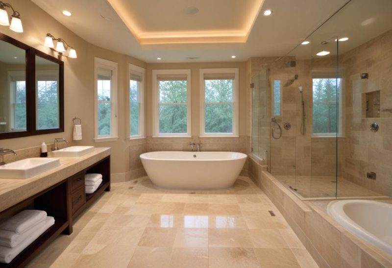 heating flooring systems in bathrooms