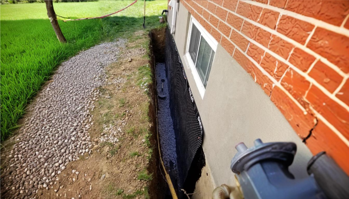 Exterior Waterproofing: